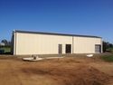 22m x 8m American Barn Side View